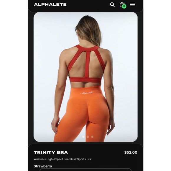 Trinity Bra - Strawberry - Picture 2 of 3